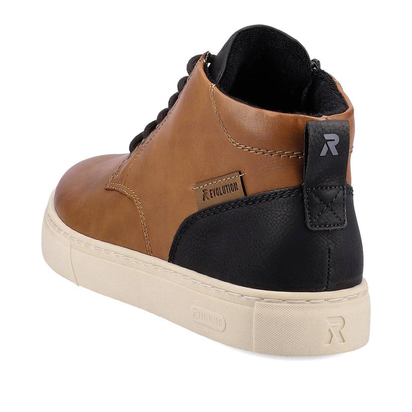 Rieker Artikelnummer U0762-24 Rieker Herren Sneaker High Caramel Brown