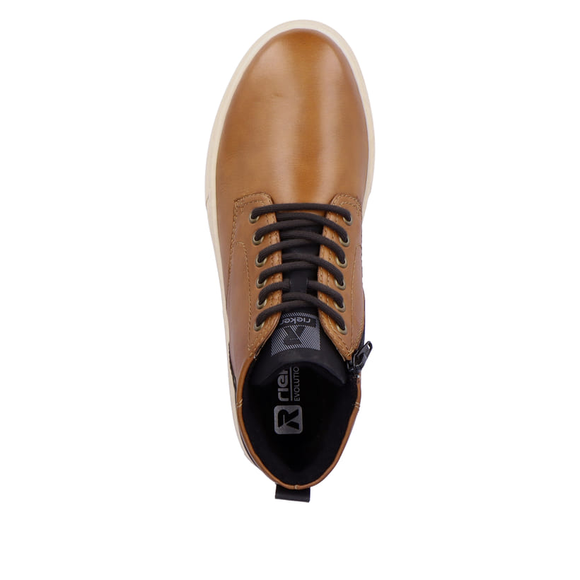 Rieker Artikelnummer U0762-24 Rieker Herren Sneaker High Caramel Brown