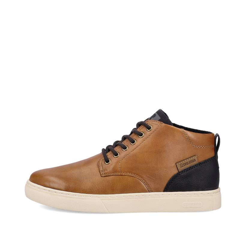 Rieker Artikelnummer U0762-24 Rieker Herren Sneaker High Caramel Brown