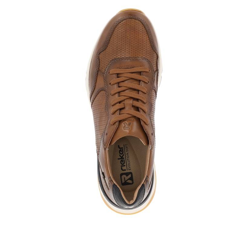 Rieker Artikelnummer U0900-24 Rieker Herren Sneaker Low Nut Brown