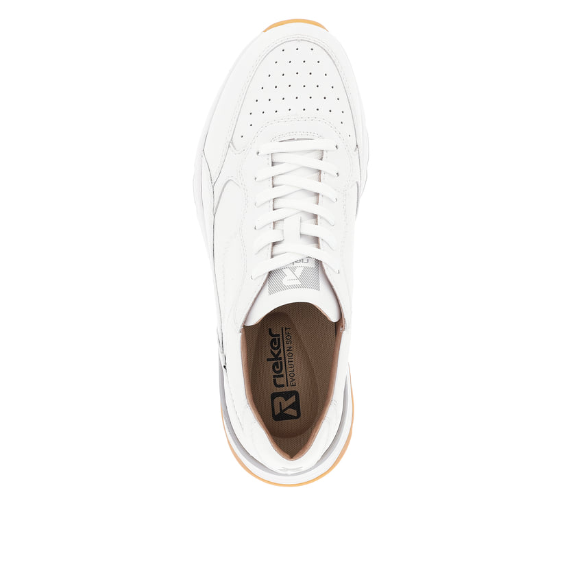 Rieker Artikelnummer U0901-80 Rieker Herren Sneaker Low Swan White