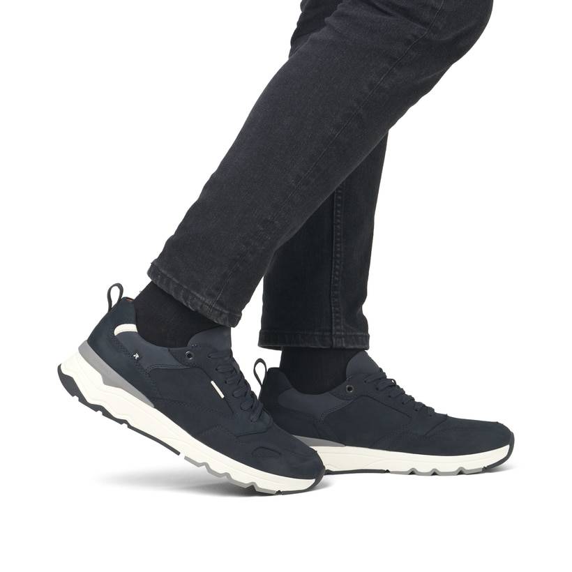 Rieker Artikelnummer U0903-14 Rieker Herren Sneaker Low Pazifikblau