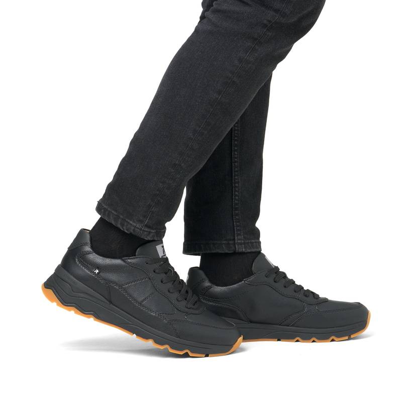 Rieker Artikelnummer U0904-00 Rieker Herren Sneaker Low Mattschwarz
