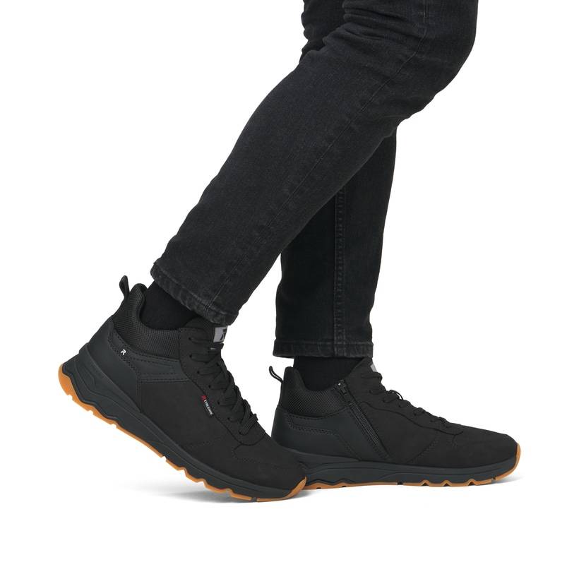 Rieker Artikelnummer U0970-00 Rieker Herren Sneaker Low Graphitschwarz