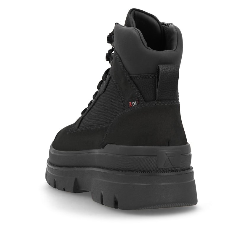 Rieker Artikelnummer U1270-00 Rieker Herren Schnürstiefel Asphaltschwarz