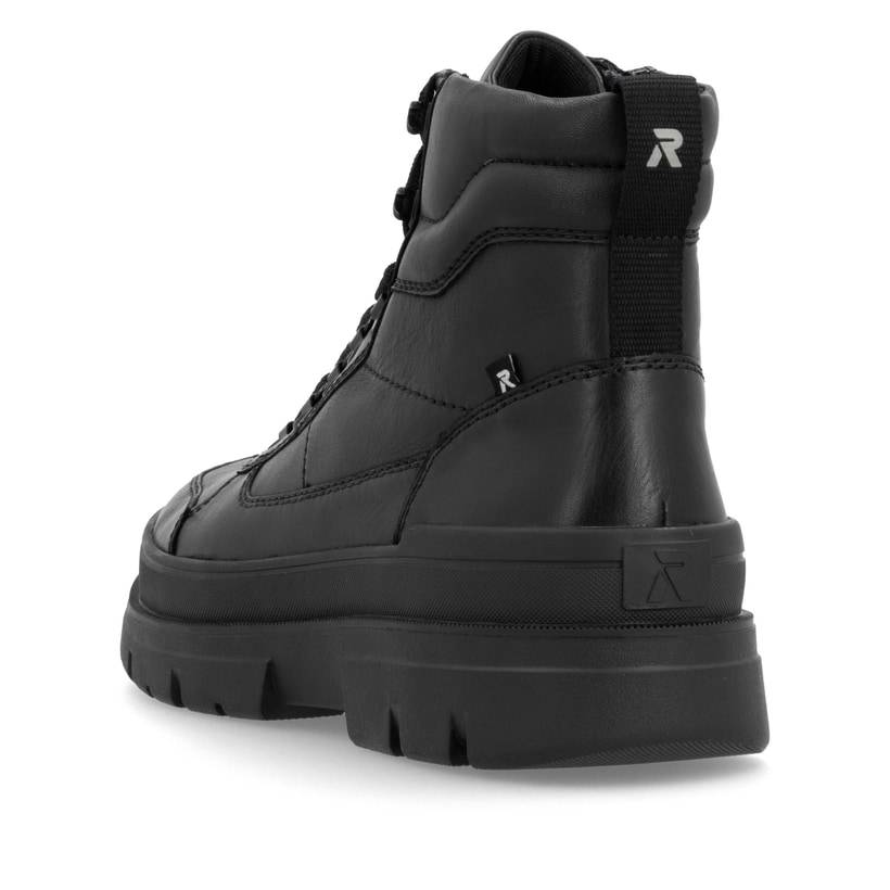 Rieker Artikelnummer U1271-00 Rieker Herren Schnürstiefel Carbonschwarz