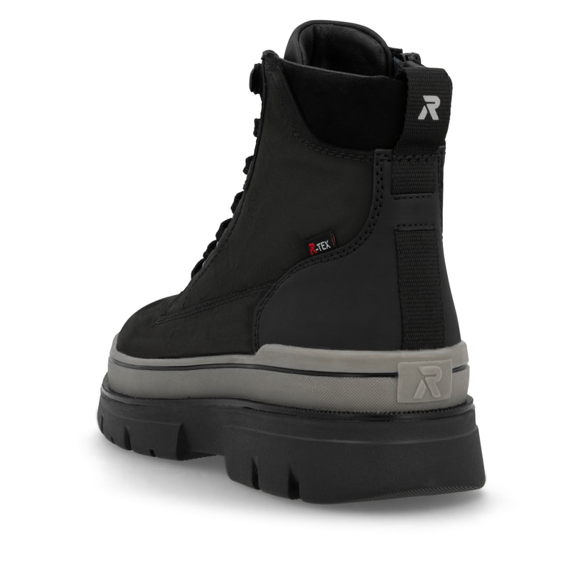 Rieker Artikelnummer U1273-00 Rieker Herren Schnürstiefel Carbonschwarz