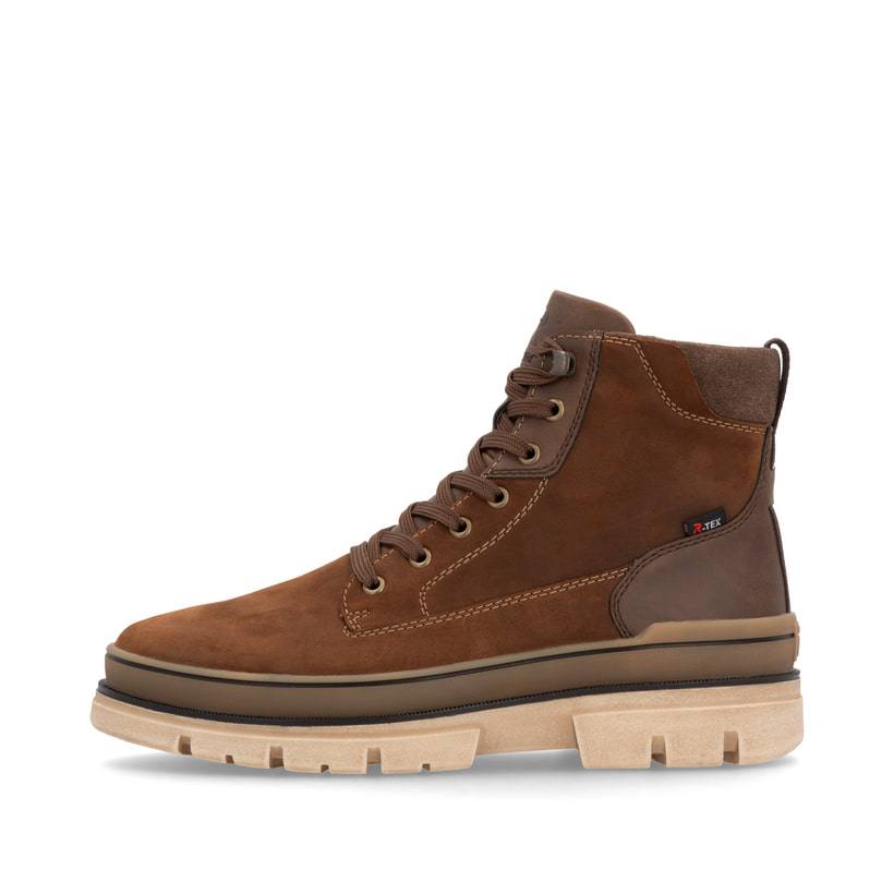 Rieker Artikelnummer U1273-22 Rieker Herren Schnürstiefel nussbraun