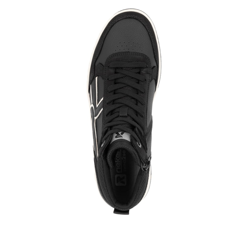 Rieker Artikelnummer U1970-00 Rieker Herren Sneaker High Carbonschwarz