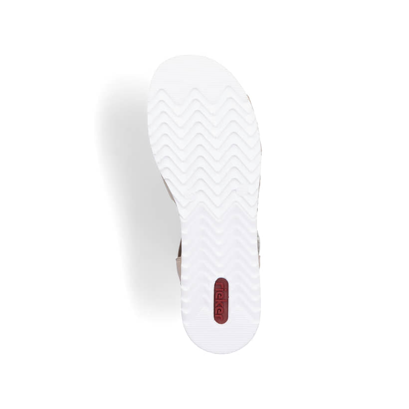 Rieker Artikelnummer V0649-62 Rieker Damen Keilsandaletten Cremebeige