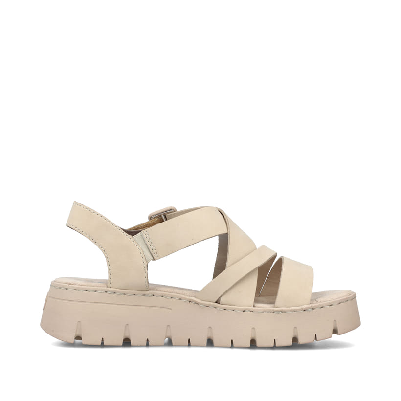 Rieker Artikelnummer V1063-60 Rieker Damen Riemchensandalen Hellbeige