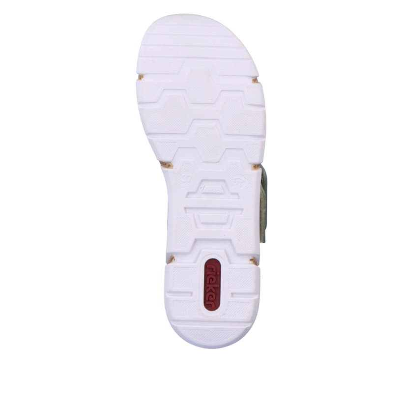 Rieker Artikelnummer V2350-52 Rieker Damen Riemchensandalen Mintgrün