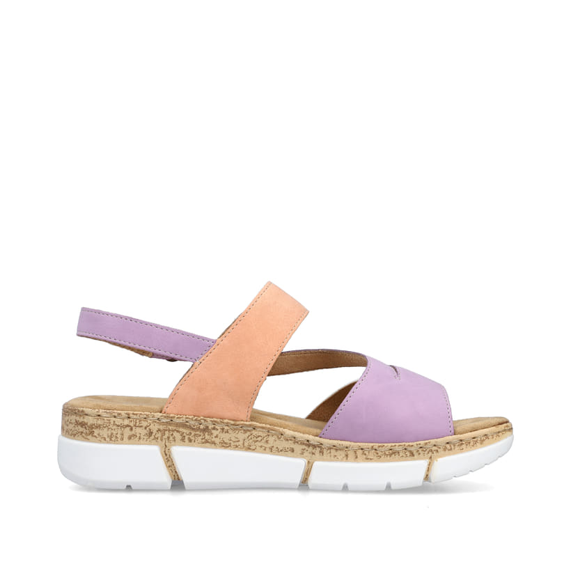Rieker Artikelnummer V2366-90 Rieker Damen Riemchensandalen Pastellbunt