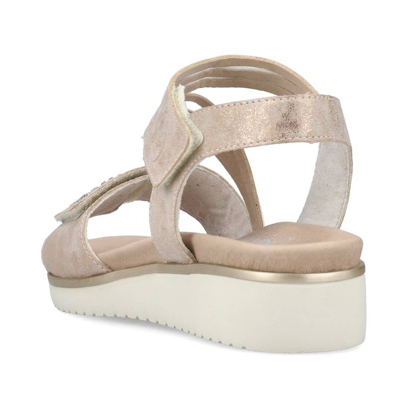 Rieker Artikelnummer V3764-90 Rieker Damen Keilsandaletten Zartrosa