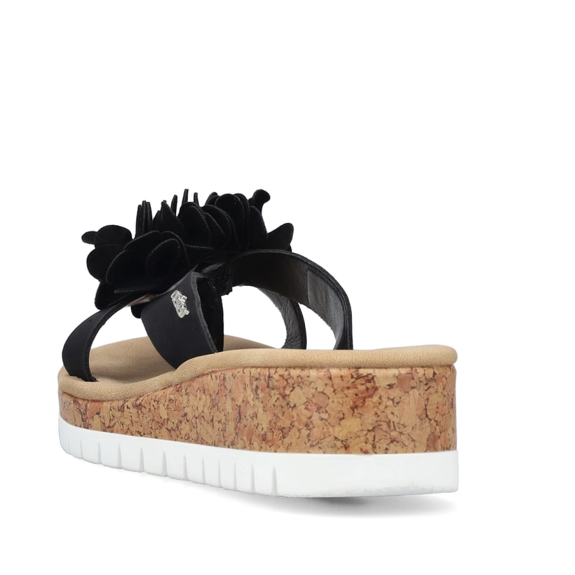 Rieker Artikelnummer V4391-00 Rieker Damen Zehentrenner Tiefschwarz