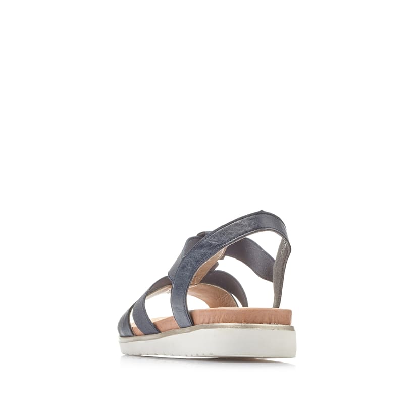 Rieker Artikelnummer V5051-14 Rieker Damen Riemchensandalen Marineblau