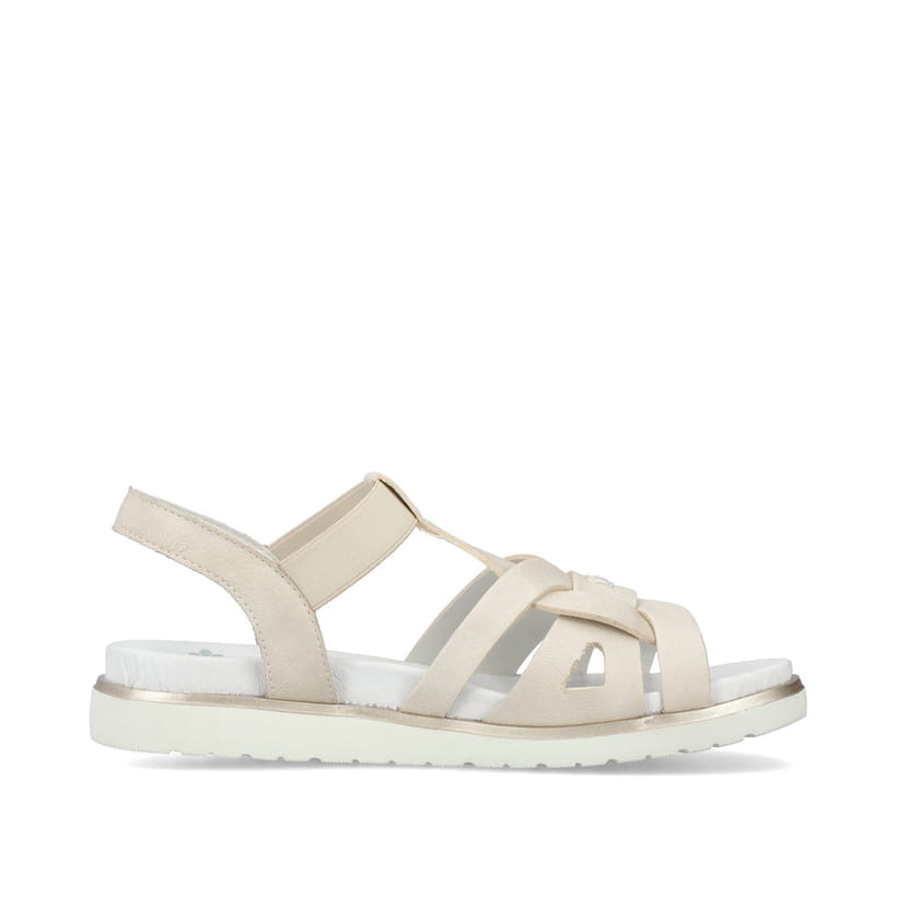 Rieker Artikelnummer V5052-80 Rieker Damen Riemchensandalen Perlweiß