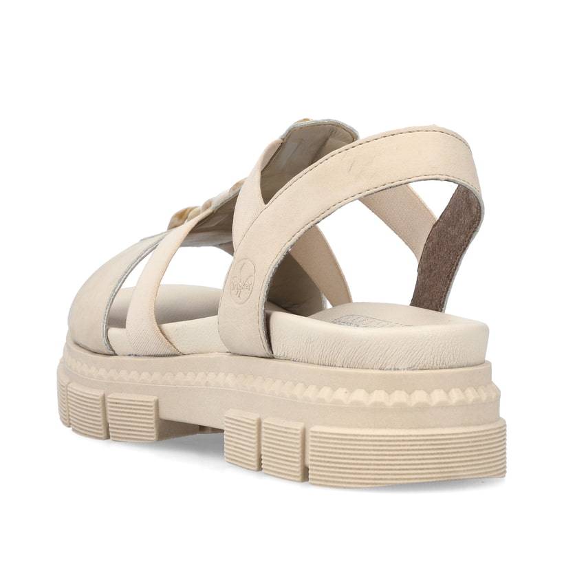 Rieker Artikelnummer V5350-60 Rieker Damen Riemchensandalen Hellbeige