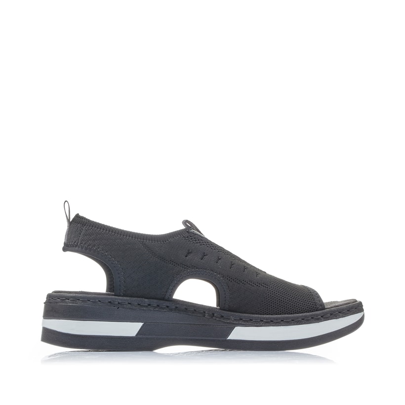 Rieker Artikelnummer V59B5-00 Rieker Damen Riemchensandalen Nachtschwarz