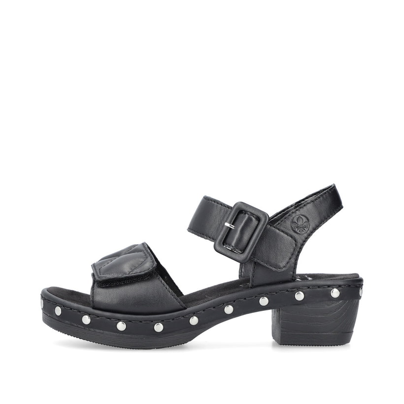 Rieker Artikelnummer V6751-00 Rieker Damen Riemchensandaletten asphaltschwarz