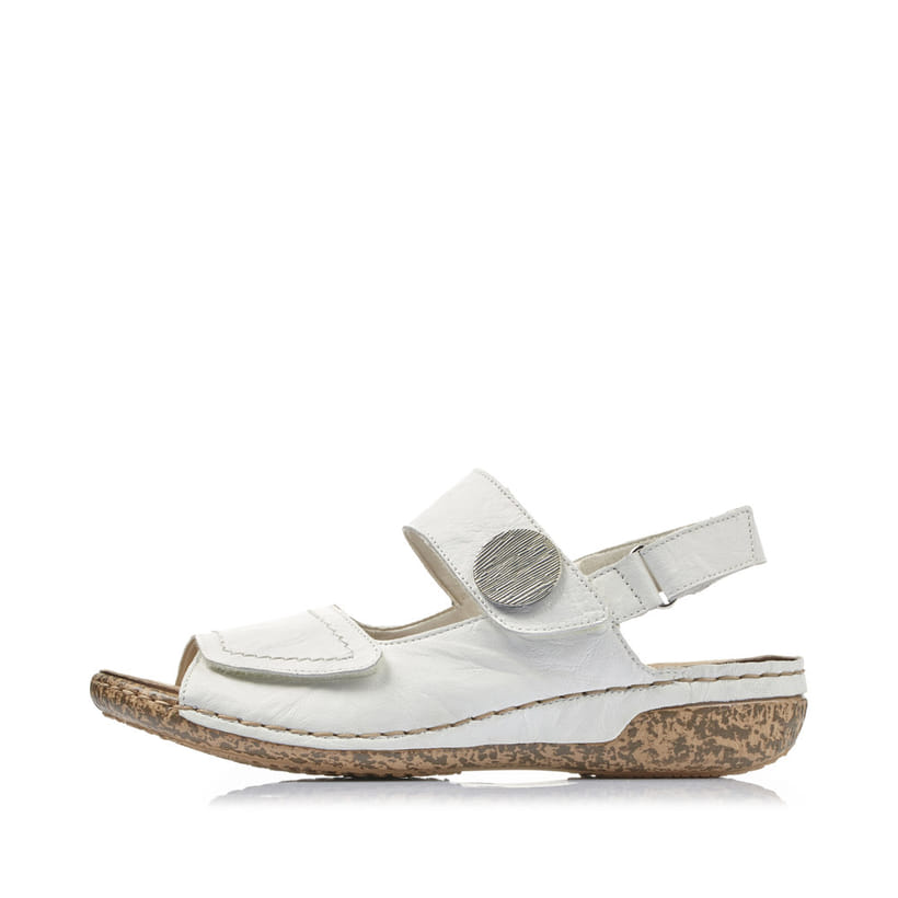 Rieker Artikelnummer V7272-80 Rieker Damen Riemchensandalen reinweiß