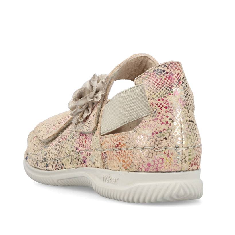 Rieker Artikelnummer V7472-90 Rieker Damen Riemchensandalen Multi-creme