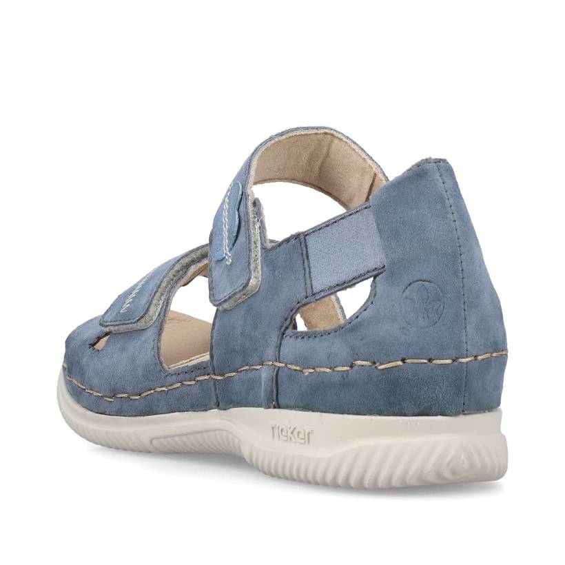 Rieker Artikelnummer V7474-10 Rieker Damen Riemchensandalen Hellblau
