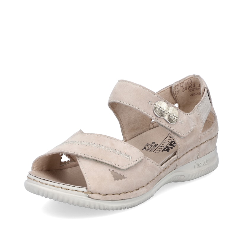 Rieker Artikelnummer V7474-60 Rieker Damen Riemchensandalen Hellbeige