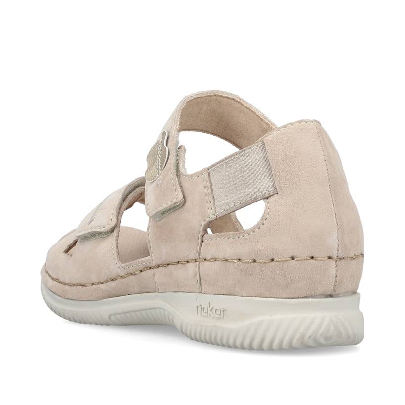 Rieker Artikelnummer V7474-60 Rieker Damen Riemchensandalen Hellbeige