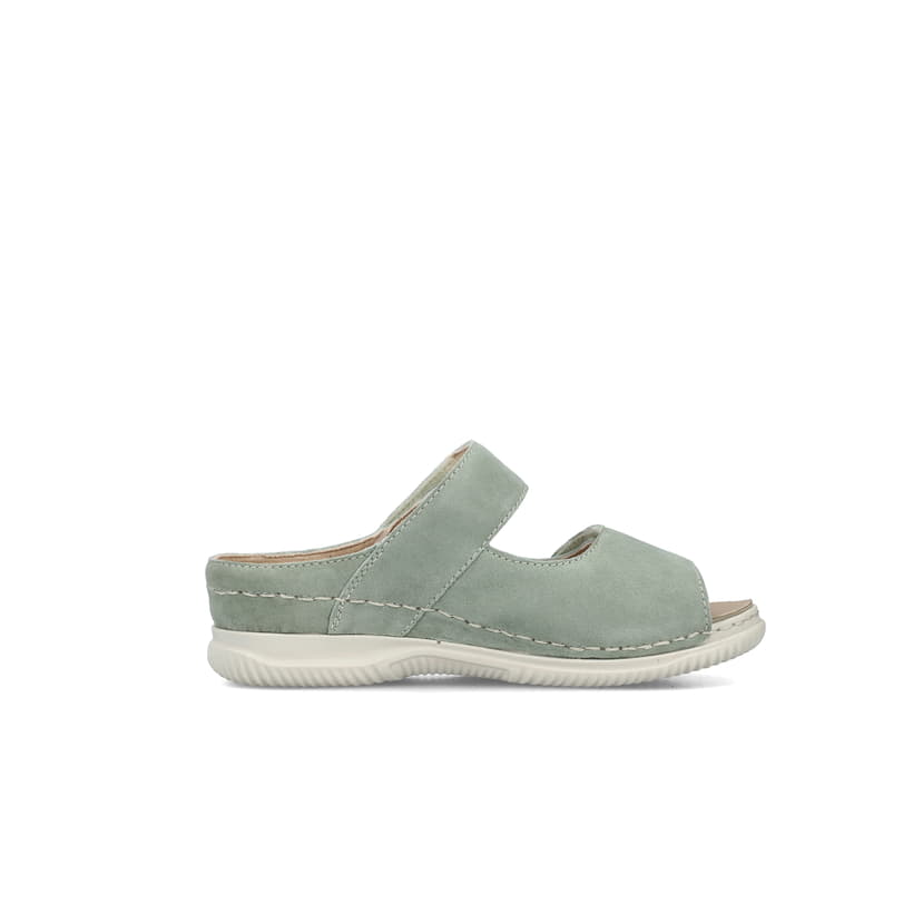 Rieker Artikelnummer V7492-52 Rieker Damen Pantoletten Hellgrün