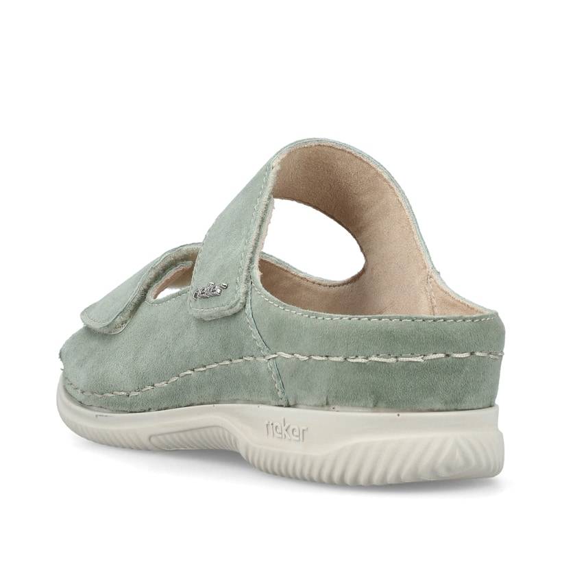 Rieker Artikelnummer V7492-52 Rieker Damen Pantoletten Hellgrün