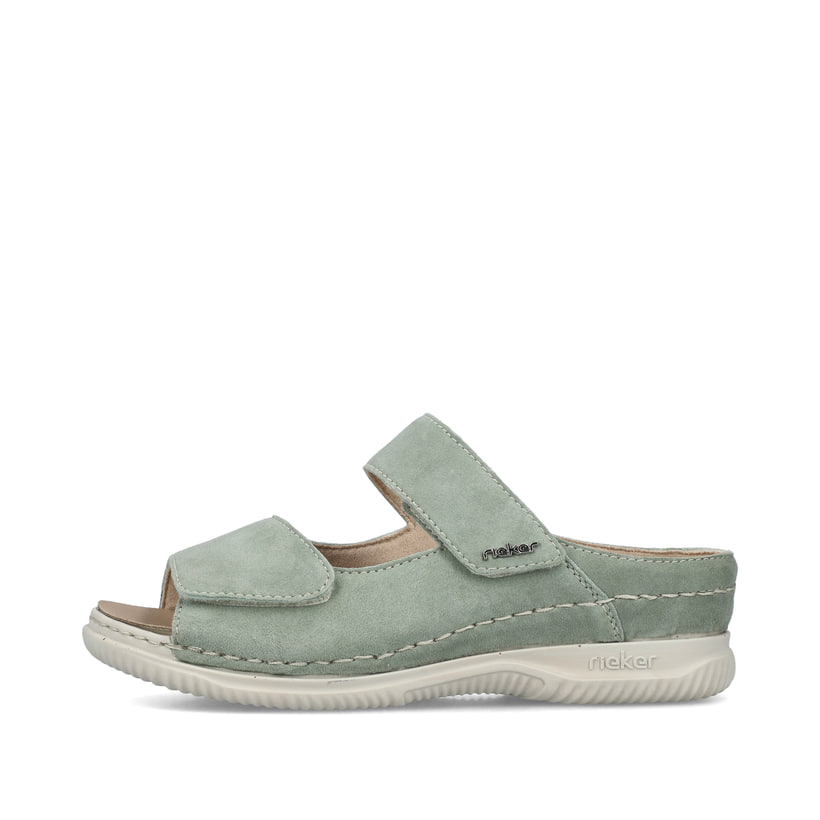 Rieker Artikelnummer V7492-52 Rieker Damen Pantoletten hellgrün