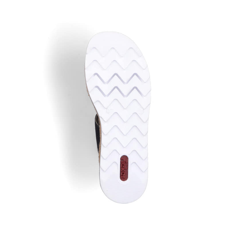 Rieker Artikelnummer V7947-00 Rieker Damen Pantoletten Tiefschwarz