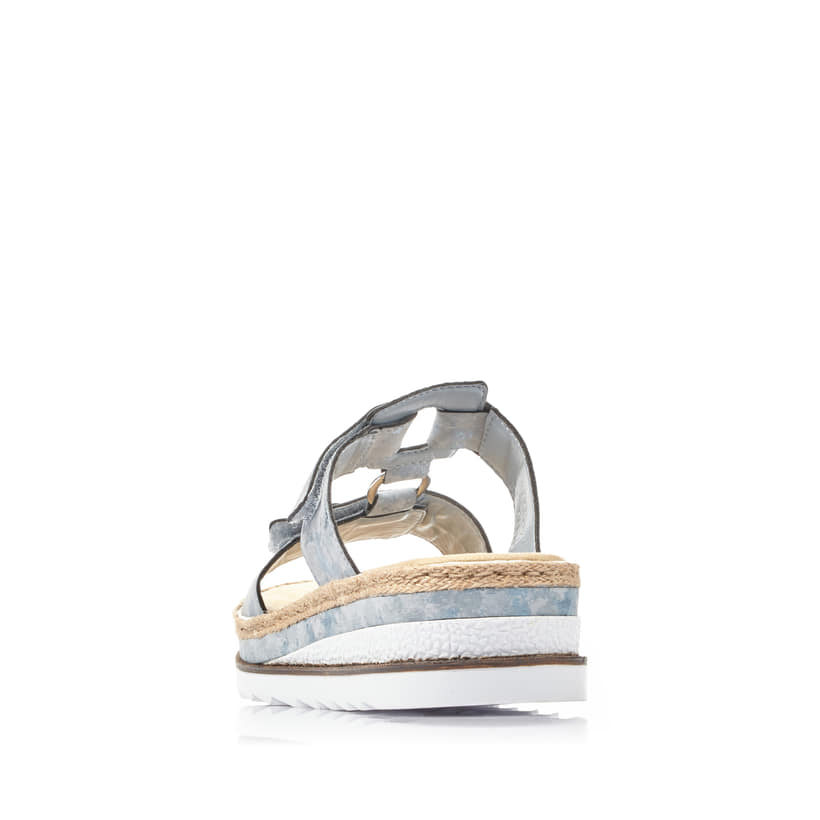 Rieker Artikelnummer V7986-12 Rieker Damen Pantoletten Himmelblau