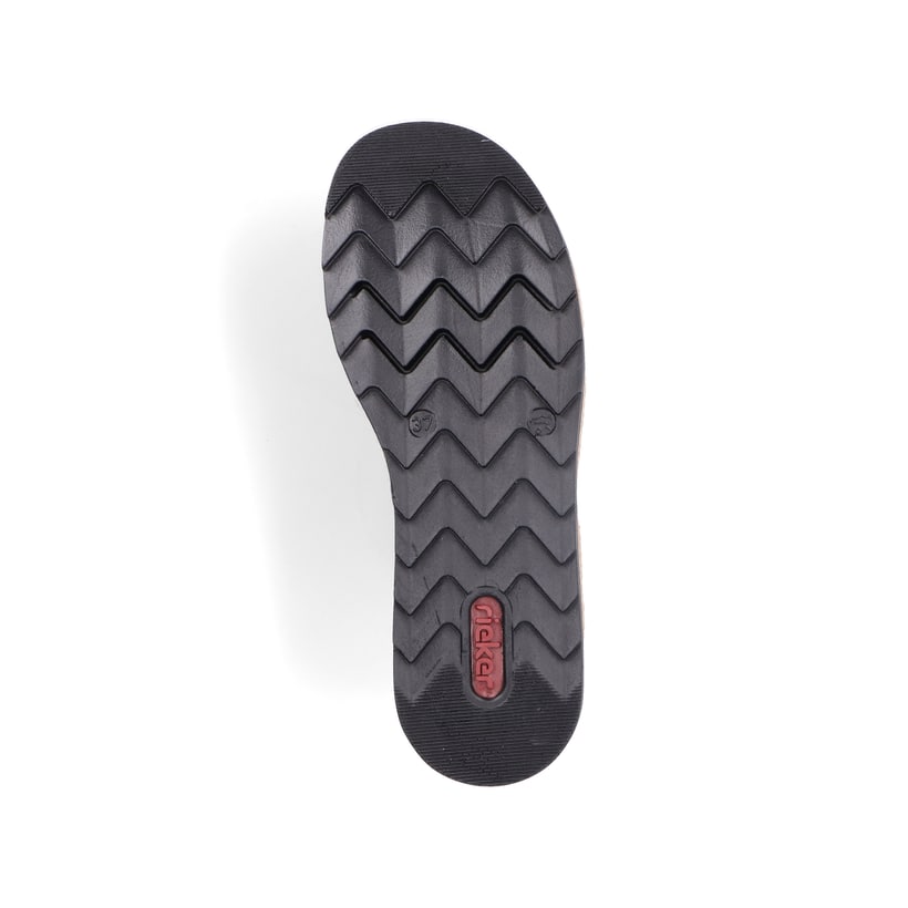 Rieker Artikelnummer V7989-00 Rieker Damen Pantoletten Nachtschwarz