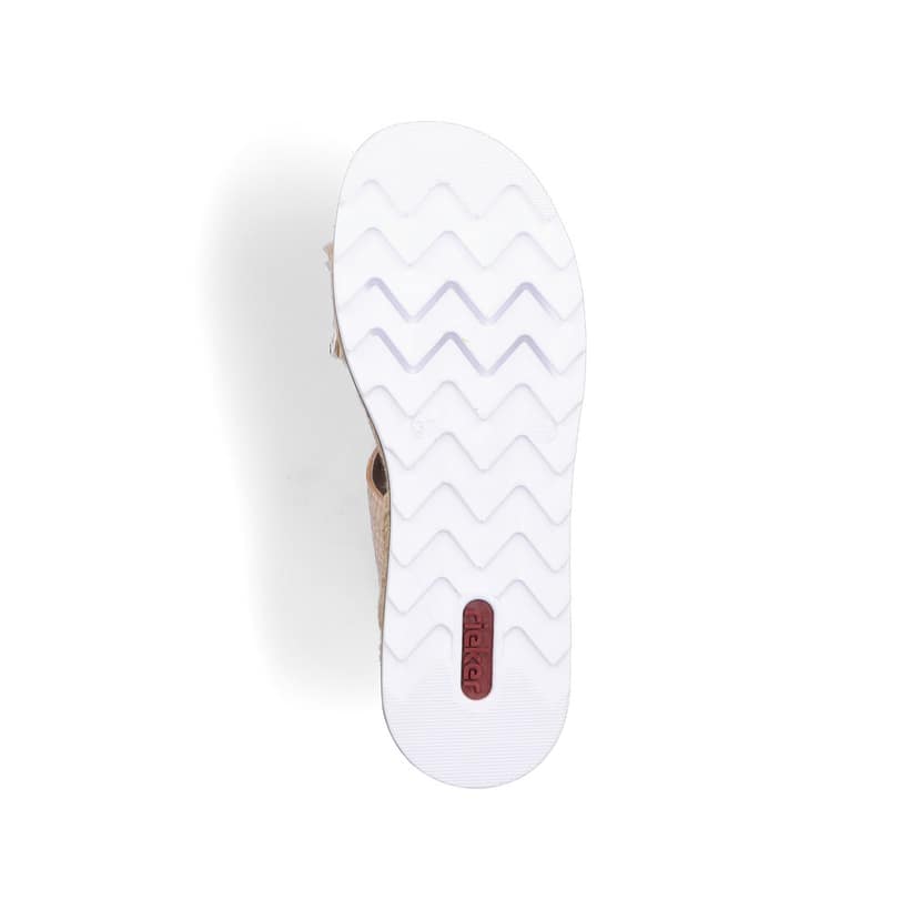 Rieker Artikelnummer V79K8-60 Rieker Damen Pantoletten Cremebeige