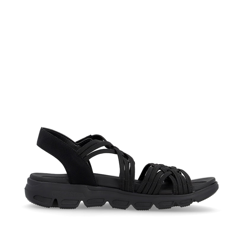 Rieker Artikelnummer V8400-00 Rieker Damen Trekkingsandalen Midnight Black
