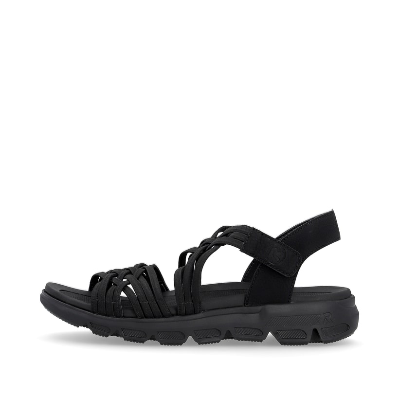 Rieker Artikelnummer V8400-00 Rieker Damen Trekkingsandalen midnight black