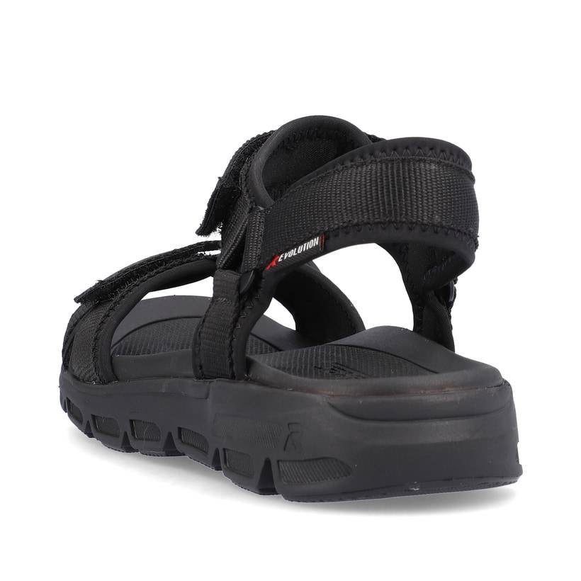 Rieker Artikelnummer V8401-00 Rieker Damen Trekkingsandalen Deep Black