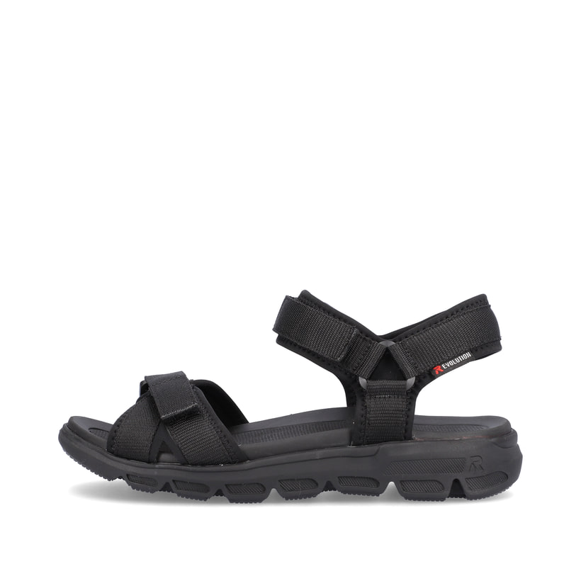 Rieker Artikelnummer V8401-00 Rieker Damen Trekkingsandalen Deep Black