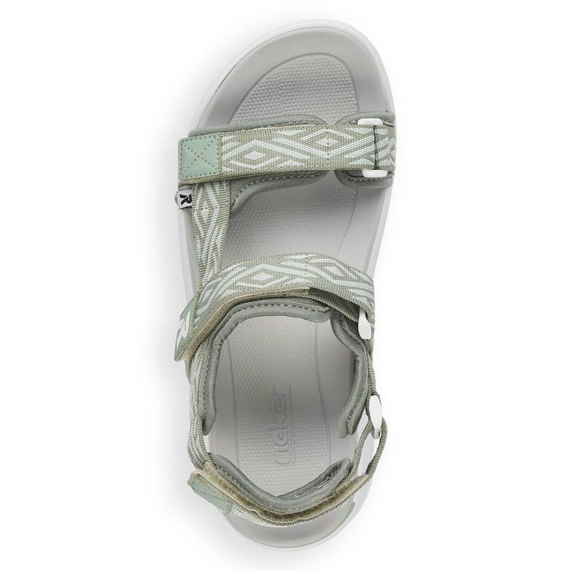 Rieker Artikelnummer V8402-52 Rieker Damen Trekkingsandalen Mint Green