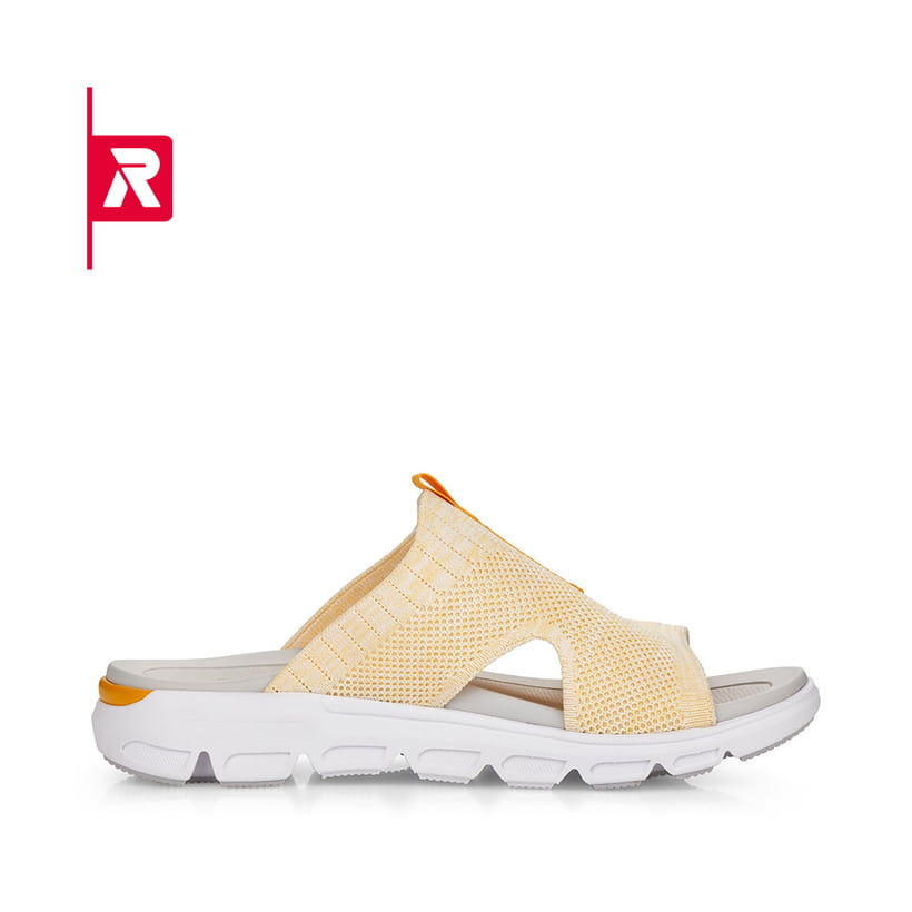 Rieker Artikelnummer V8403-68 Rieker Damen Pantoletten Pastel Yellow