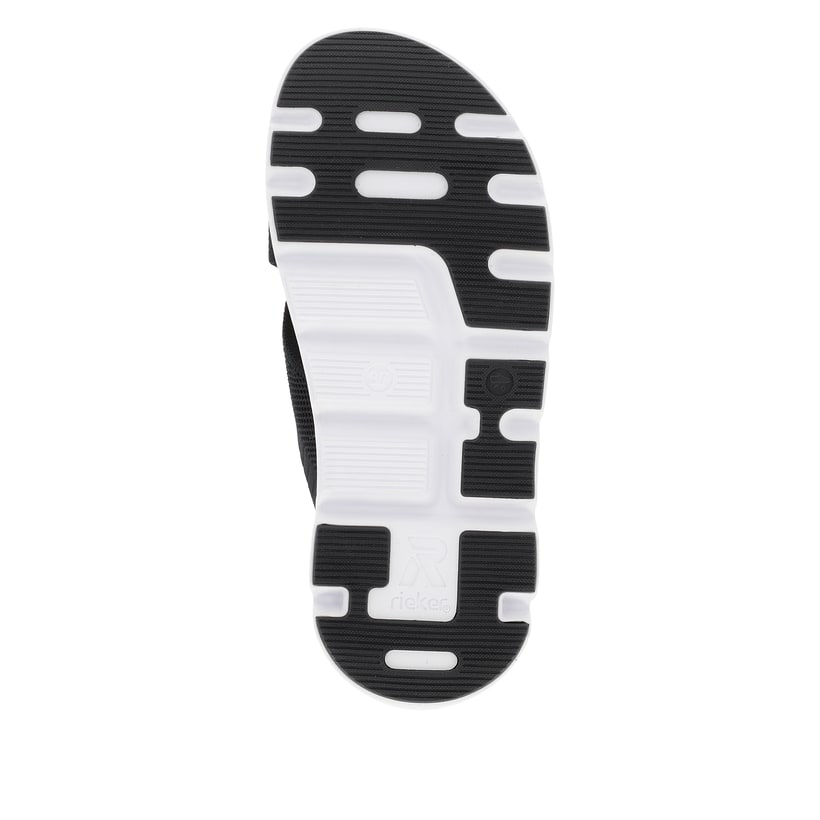 Rieker Artikelnummer V8451-00 Rieker Damen Pantoletten Shadow