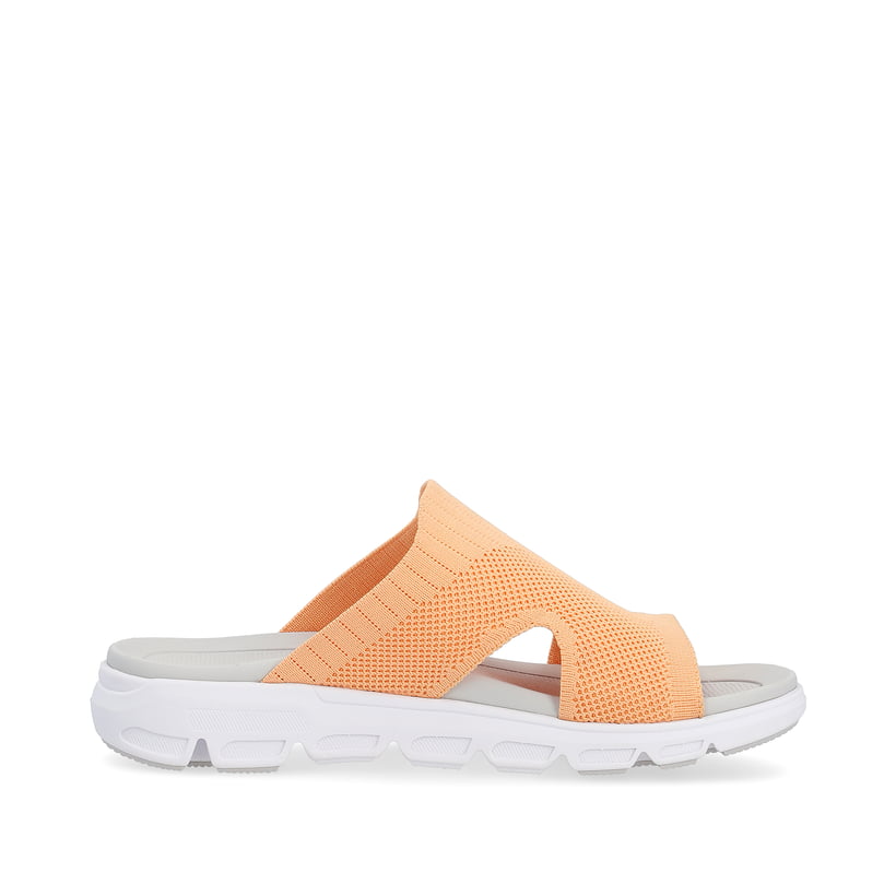 Rieker Artikelnummer V8451-38 Rieker Damen Pantoletten Neon Orange