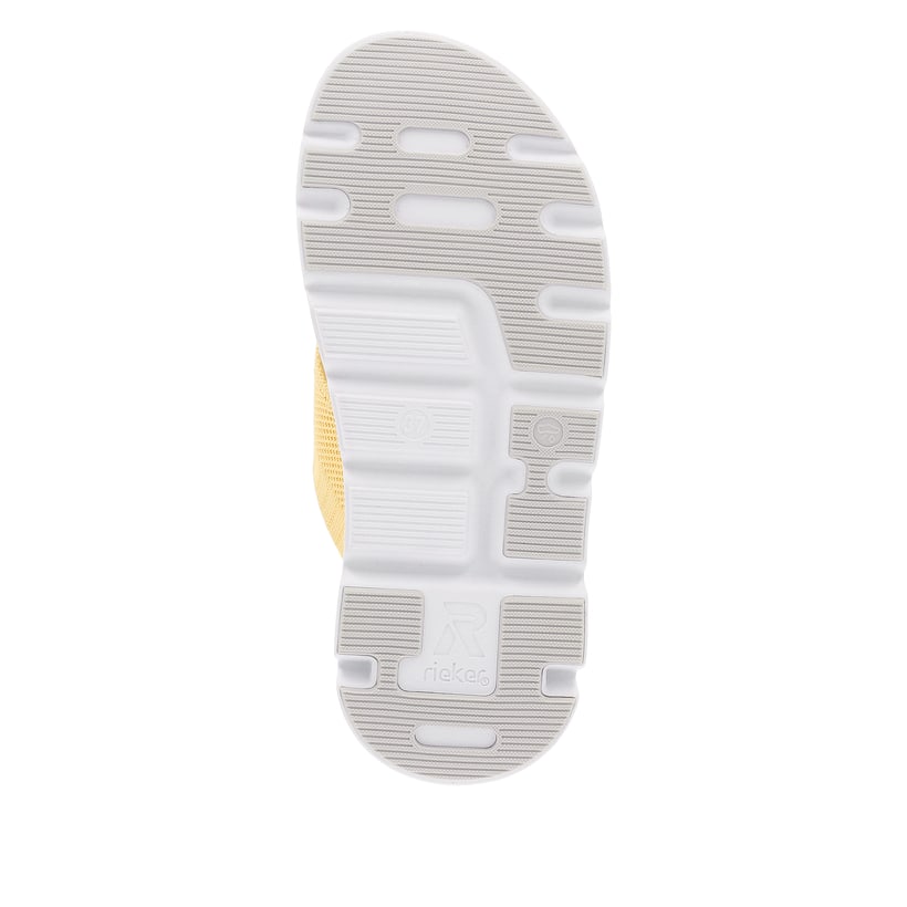 Rieker Artikelnummer V8451-38 Rieker Damen Pantoletten Neon Orange