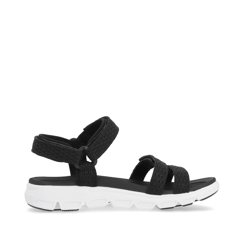 Rieker Artikelnummer V8452-00 Rieker Damen Trekkingsandalen Deep Black