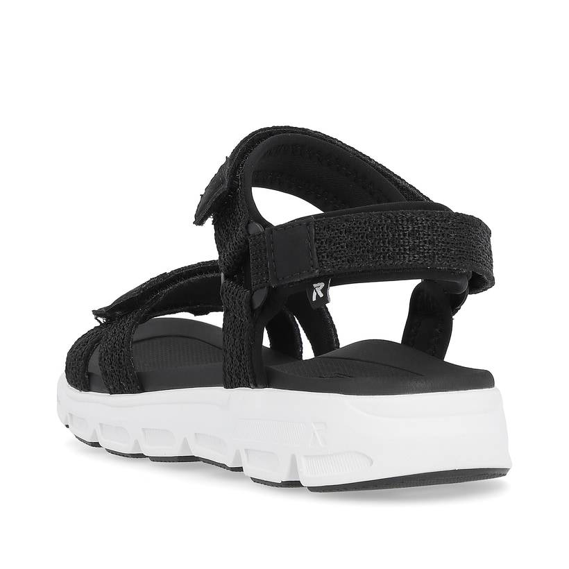 Rieker Artikelnummer V8452-00 Rieker Damen Trekkingsandalen Deep Black