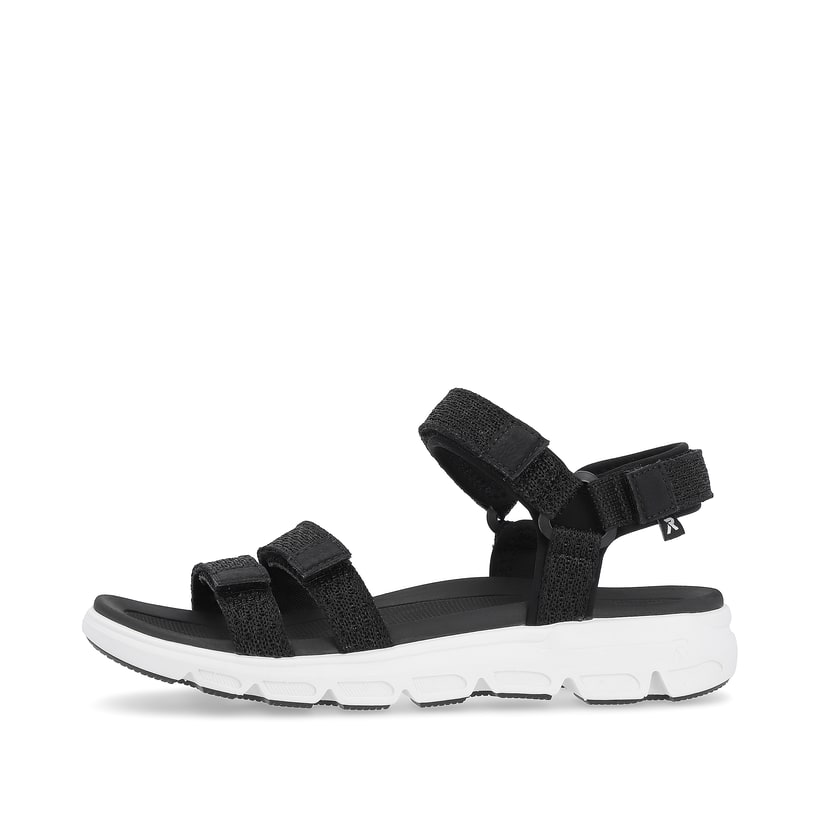 Rieker Artikelnummer V8452-00 Rieker Damen Trekkingsandalen Deep Black