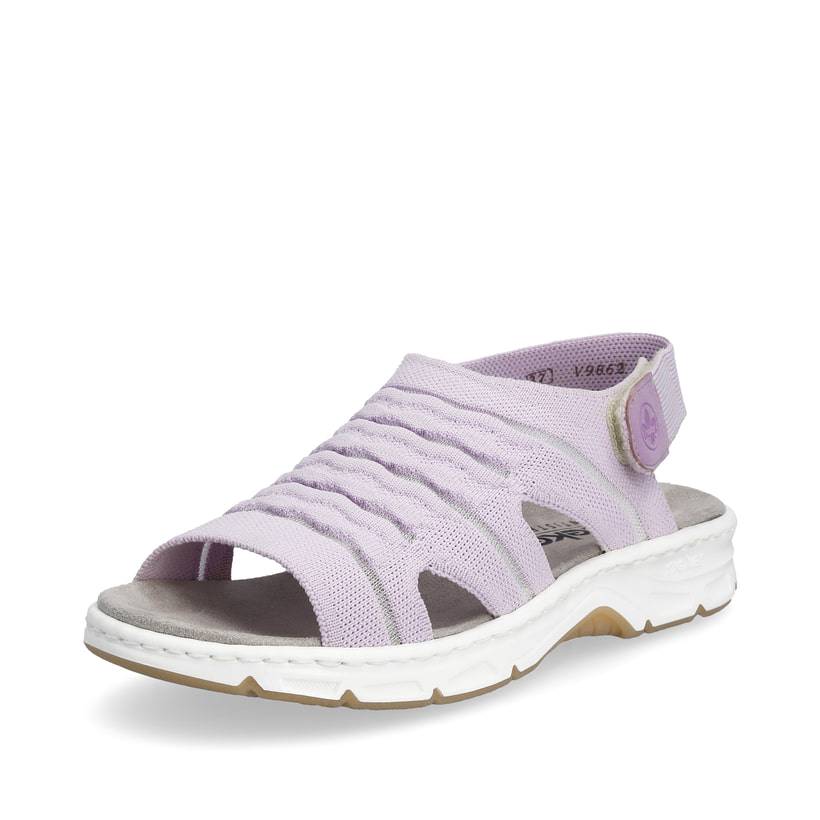 Rieker Artikelnummer V9862-30 Rieker Damen Riemchensandalen Pastelllila