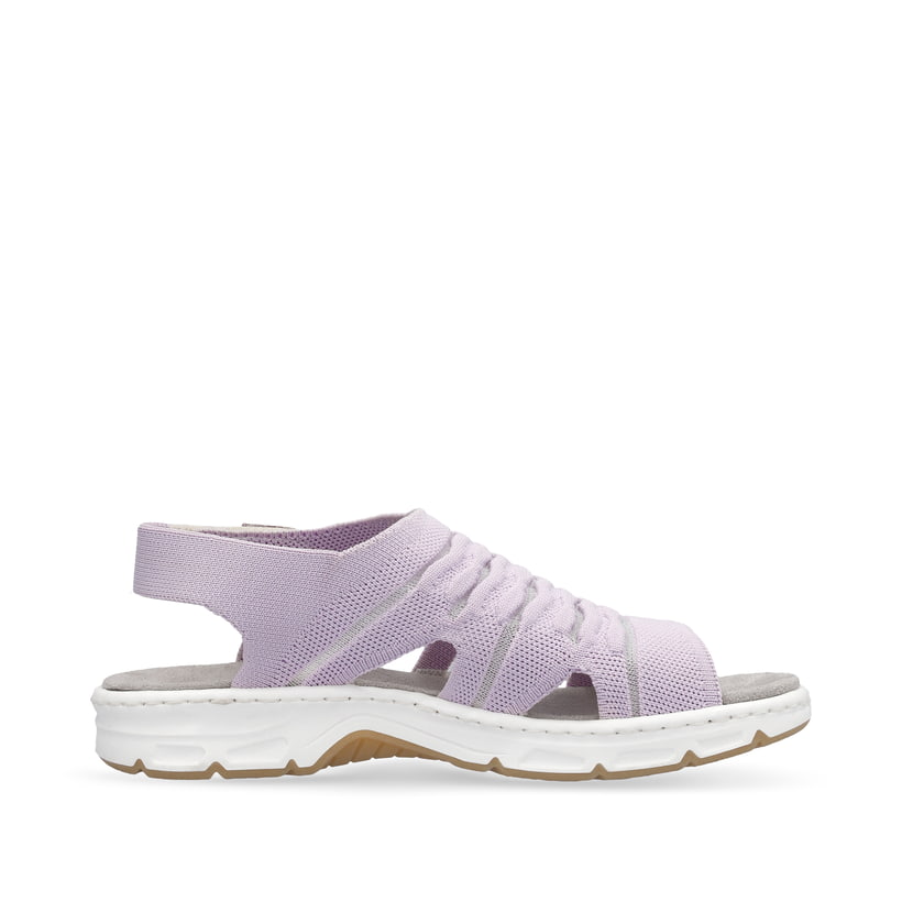 Rieker Artikelnummer V9862-30 Rieker Damen Riemchensandalen Pastelllila